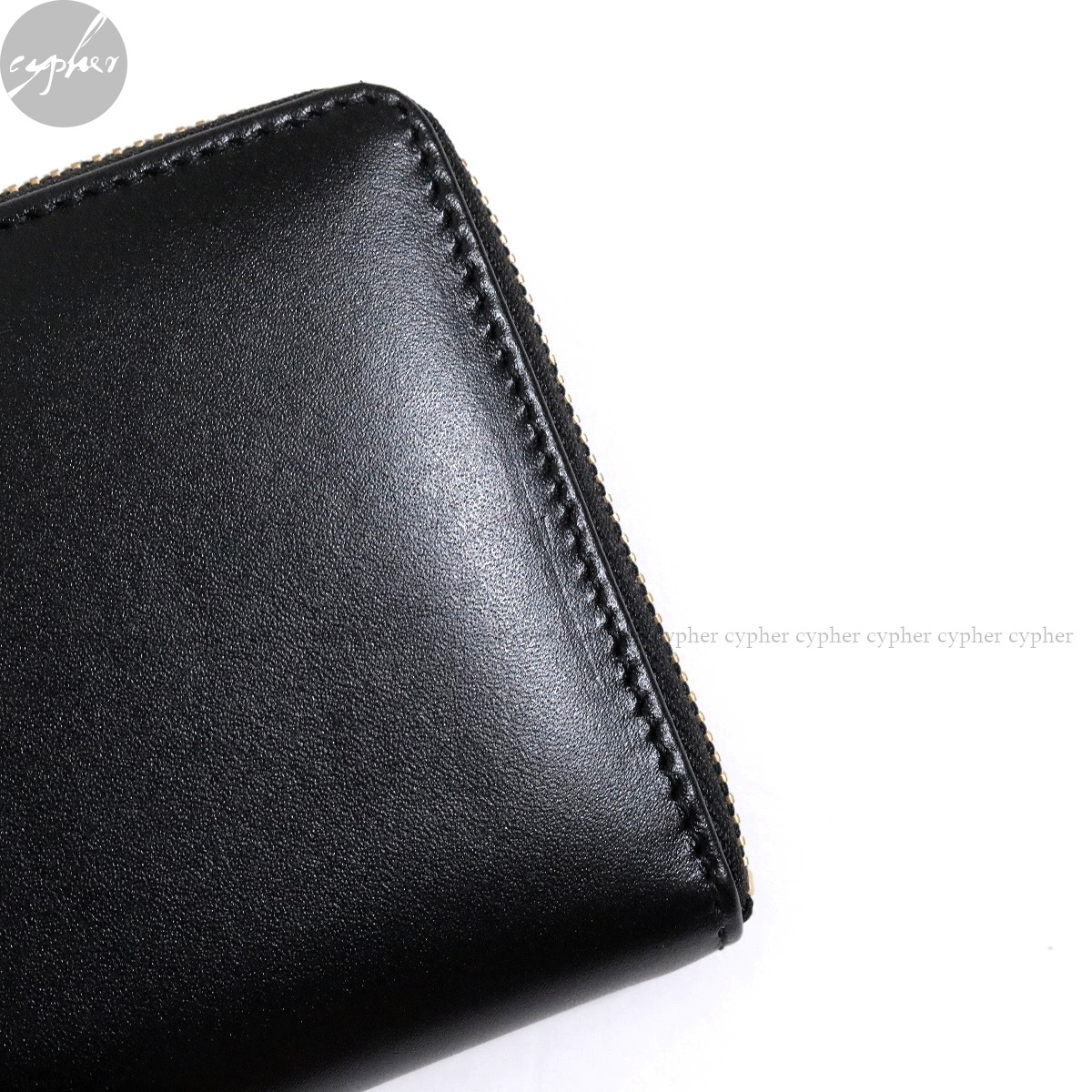 新品 Wallet COMME des GARCONS SA0110 レザー ロング ウォレット ブラック コムデギャルソン クラシック 財布 長財布 黒 CDG コインケース_画像7