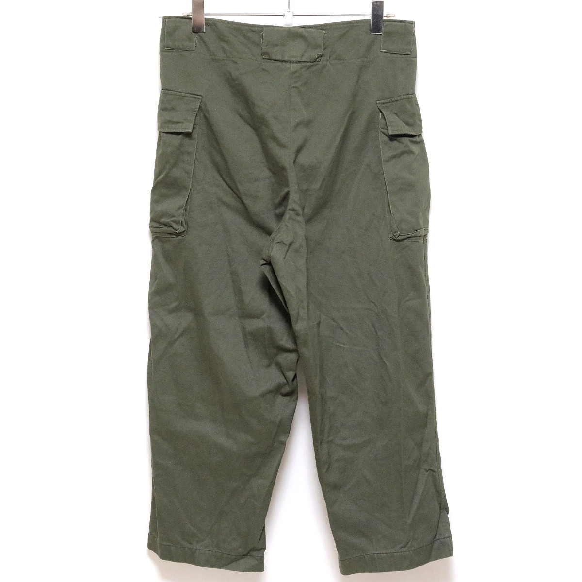 陸上自衛隊 昭和 ヴィンテージ カーゴパンツ 北処 北海道補給処 島松駐屯地 陸上 自衛隊 作業服 下衣 オリーブ ジャパン 50s 60s 70s 80s _画像3