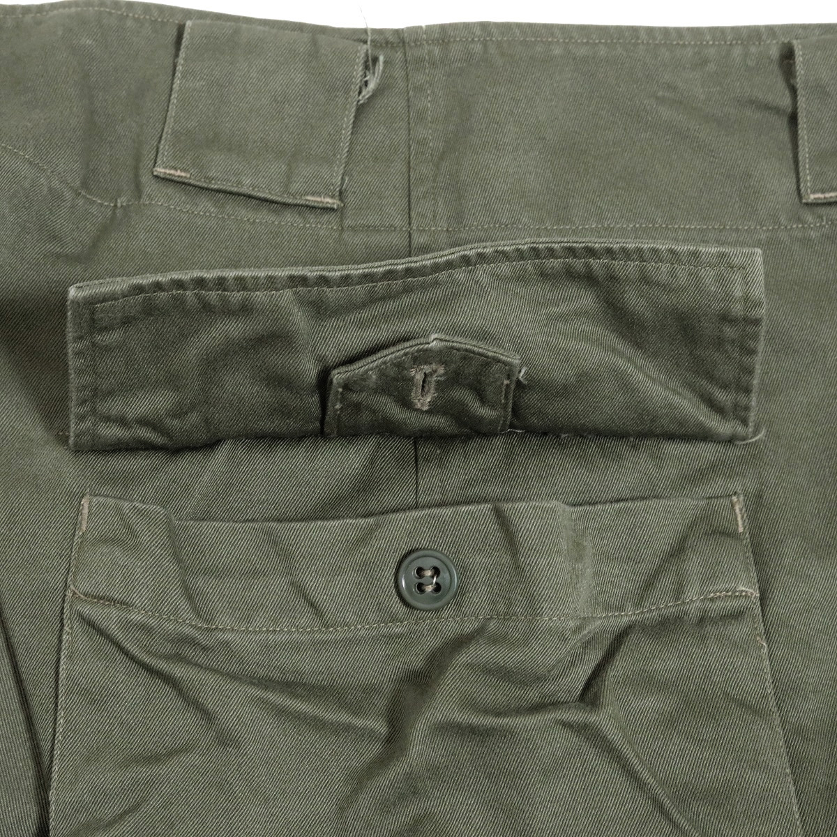 陸上自衛隊 昭和 ヴィンテージ カーゴパンツ 北処 北海道補給処 島松駐屯地 陸上 自衛隊 作業服 下衣 オリーブ ジャパン 50s 60s 70s 80s _画像6