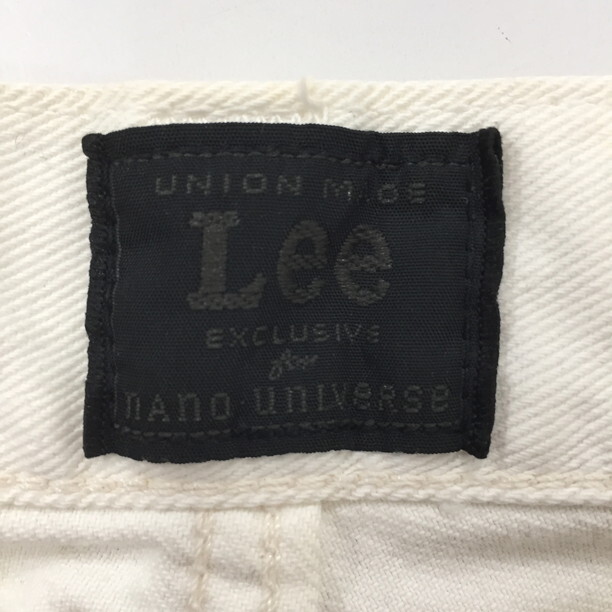 2402F-188 メンズ Lee リー ホワイト チノパンツ 28 【送料一律！800円】