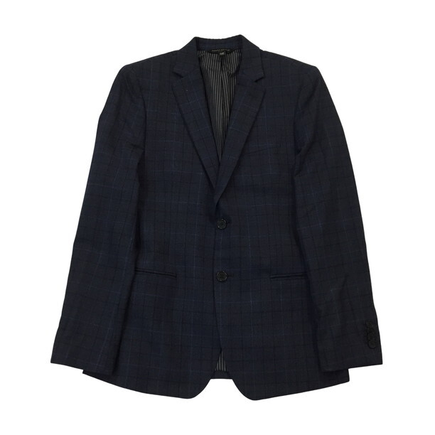 2403F-028 メンズ BANANA REPUBLIC バナナリパブリック ネイビー テーラードジャケットブレザー 34R 【送料一律！800円】_画像1