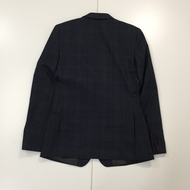 2403F-028 メンズ BANANA REPUBLIC バナナリパブリック ネイビー テーラードジャケットブレザー 34R 【送料一律！800円】_画像4