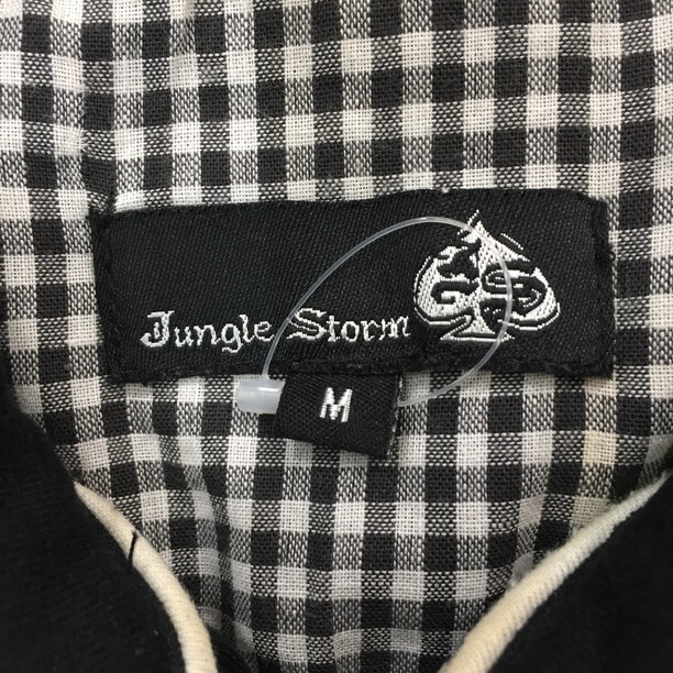 2212F-280 メンズ JUNGLE STORM ジャングルストーム ブラック ブルゾンカバーオール M 【送料一律!800円】_画像2