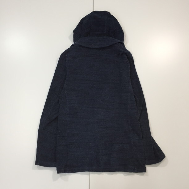 2301F-015 メンズ MICHEL KLEIN ミッシェルクラン ネイビー カーディガン 46 【送料一律!800円】_画像4