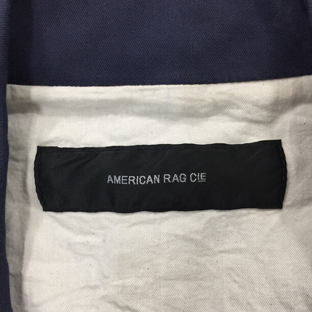 2301F-071 メンズ AMERICAN RAG CIE アメリカンラグシー ネイビー ステンカラーコート 1 【送料一律!800円】_画像2