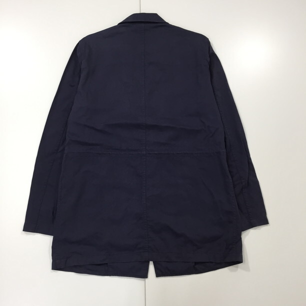 2301F-071 メンズ AMERICAN RAG CIE アメリカンラグシー ネイビー ステンカラーコート 1 【送料一律!800円】_画像4