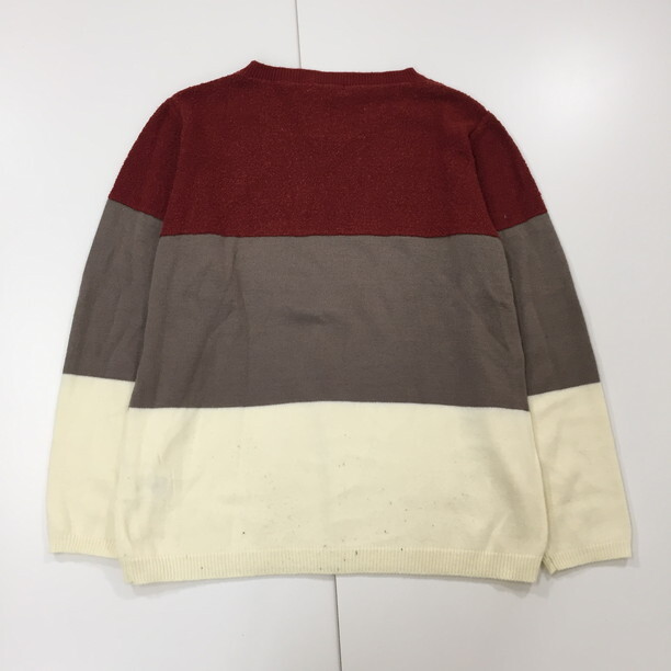 2304F-048 メンズ THE SHOP TK ザ ショップ ティーケー エンジ ニットセーター M 【送料一律!800円】_画像4