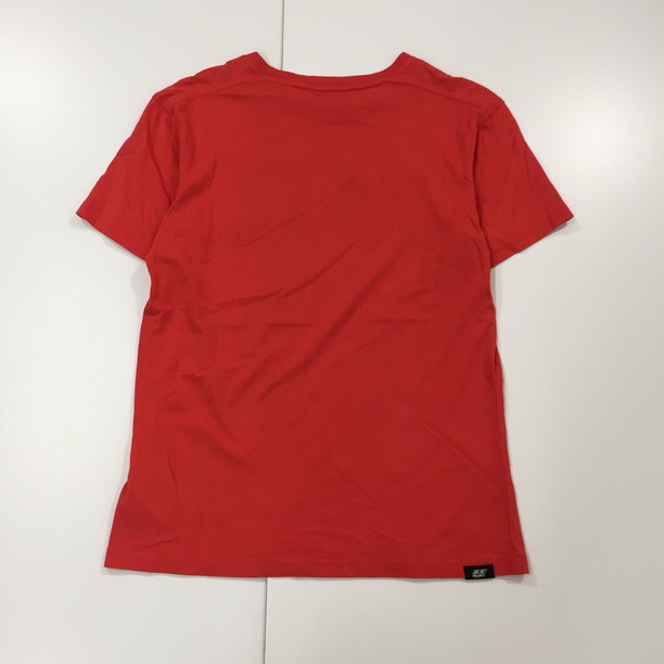 2305F-213 メンズ 55DSL ゴーゴーディーエスエル レッド 半袖Tシャツ S ビックロゴ【送料一律！800円】