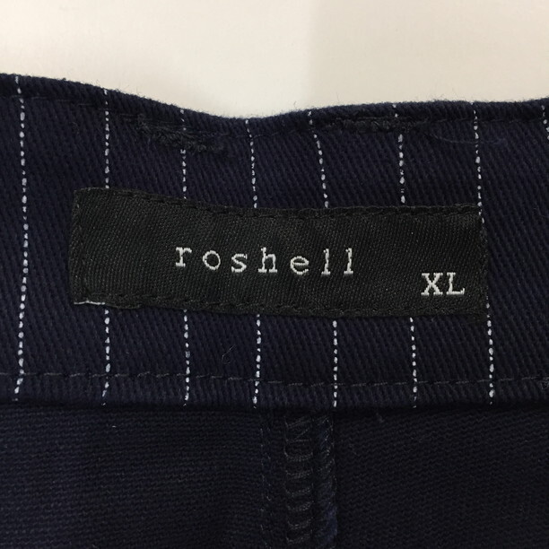 2305F-239 メンズ roshell ロシェル ネイビー パンツ XL 【送料一律！800円】_画像2