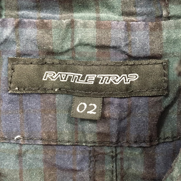 2307F-101 メンズ RATTLE TRAP ラトルトラップ グリーン パーカー 2 チェック【送料一律！800円】_画像2