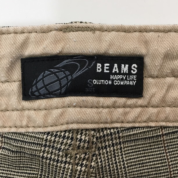 2307F-189 メンズ BEAMS ビームス グレー パンツ S 【送料一律！800円】