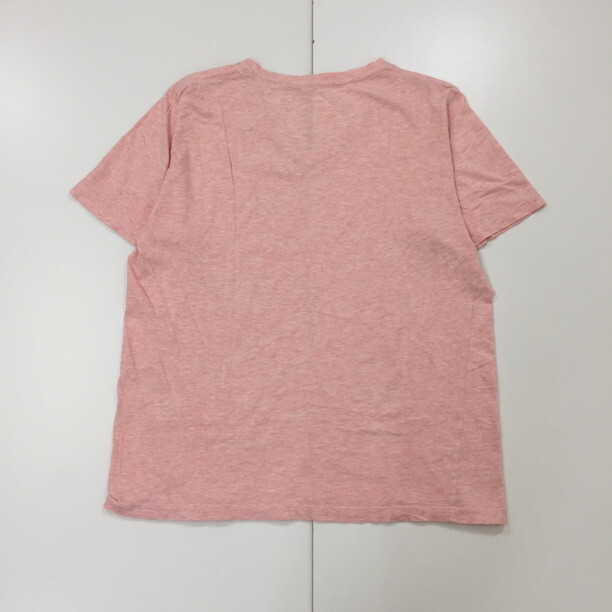 2404F-009 メンズ Men's Bigi メンズビギ ピンク 半袖Tシャツ 4 【送料一律！800円】_画像4
