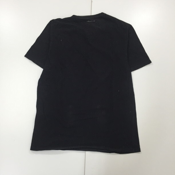 2404F-047 メンズ Theory セオリー ブラック 半袖Tシャツ 42 【送料一律！800円】_画像4