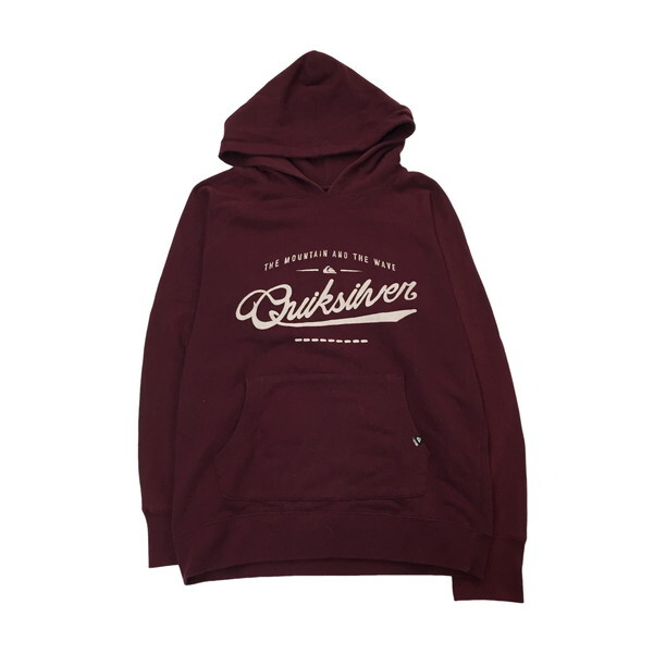 2404F-063 メンズ QUIKSILVER クイックシルバー エンジ パーカー S 【送料一律！800円】_画像1