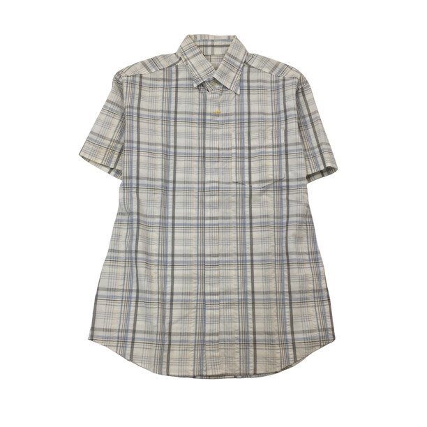 2406F-195 メンズ BUONA GIORNATA ボナジョルナータ ホワイト シャツ M 【送料一律！800円】_画像1