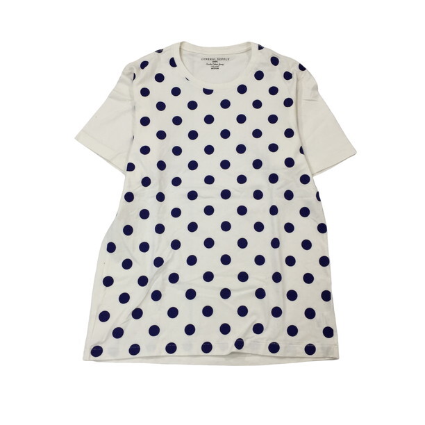 2406F-244 メンズ SHIPS シップス ホワイト 半袖Tシャツ M 【送料一律！800円】