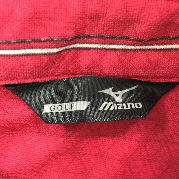 2407F-115 メンズ Mizuno ミズノ ホワイト ポロシャツ XL 【送料一律！800円】_画像2