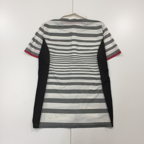 2407F-115 メンズ Mizuno ミズノ ホワイト ポロシャツ XL 【送料一律！800円】_画像4