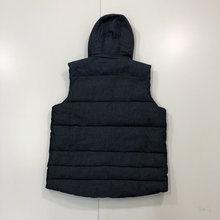 2501F-045 メンズ m.f.editorial エムエフエディトリアル ネイビー ダウンベスト LL 【送料一律！800円】