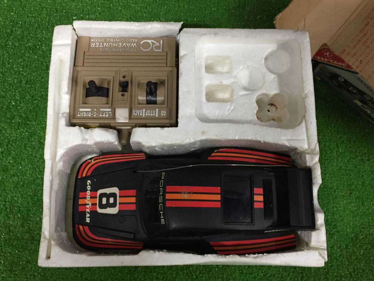 ヨネザワ PORSCHE ポルシェ935ターボ ラジコン ラジコンカー ブラック 1/20スケール 箱入り 昭和レトロ 1-13