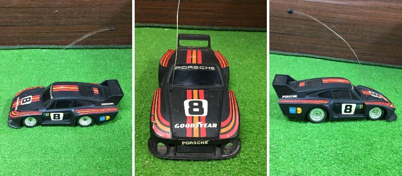 ヨネザワ PORSCHE ポルシェ935ターボ ラジコン ラジコンカー ブラック 1/20スケール 箱入り 昭和レトロ 1-13