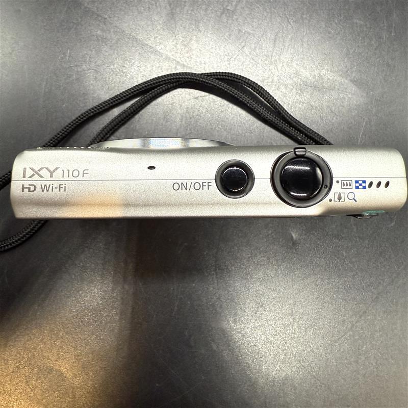 Canon キヤノン IXY 110F シルバーボディ シャッター確認(rèn)〇 動作確認(rèn)〇 使用感少な目 SDカード付 保管品 1円出品 デジカメ カメラ 22906