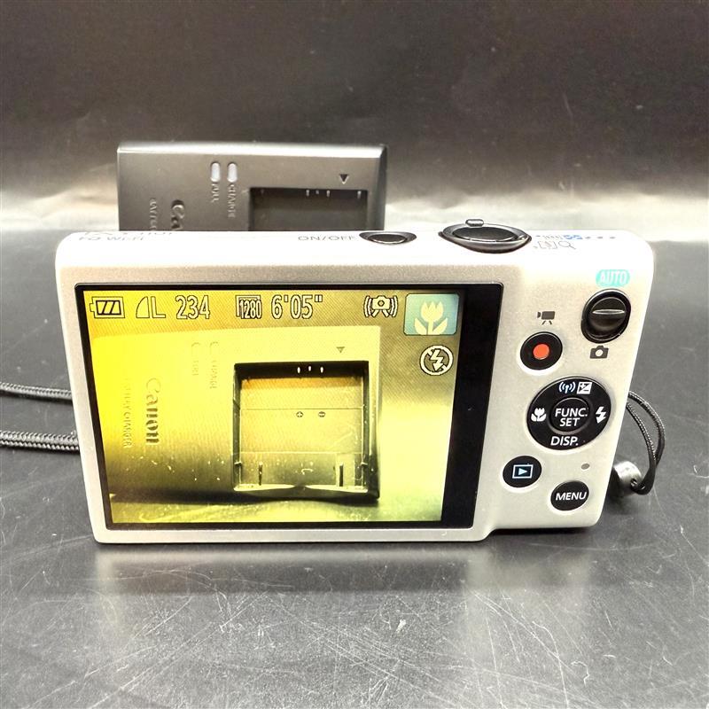 Canon キヤノン IXY 110F シルバーボディ シャッター確認(rèn)〇 動作確認(rèn)〇 使用感少な目 SDカード付 保管品 1円出品 デジカメ カメラ 22906