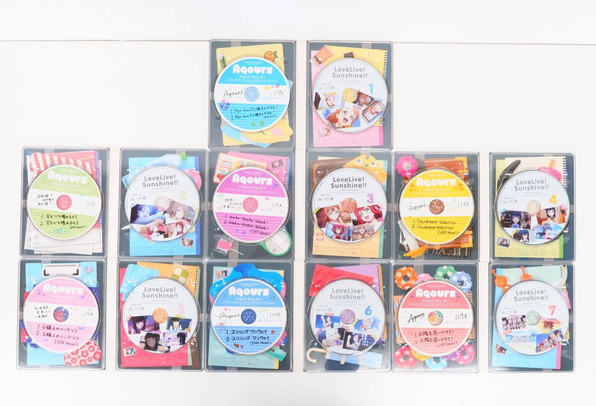 yi0309/Blu-ray/セット ラブライブ!サンシャイン!! 全7巻/2nd Season 全7巻/収納BOIX付き