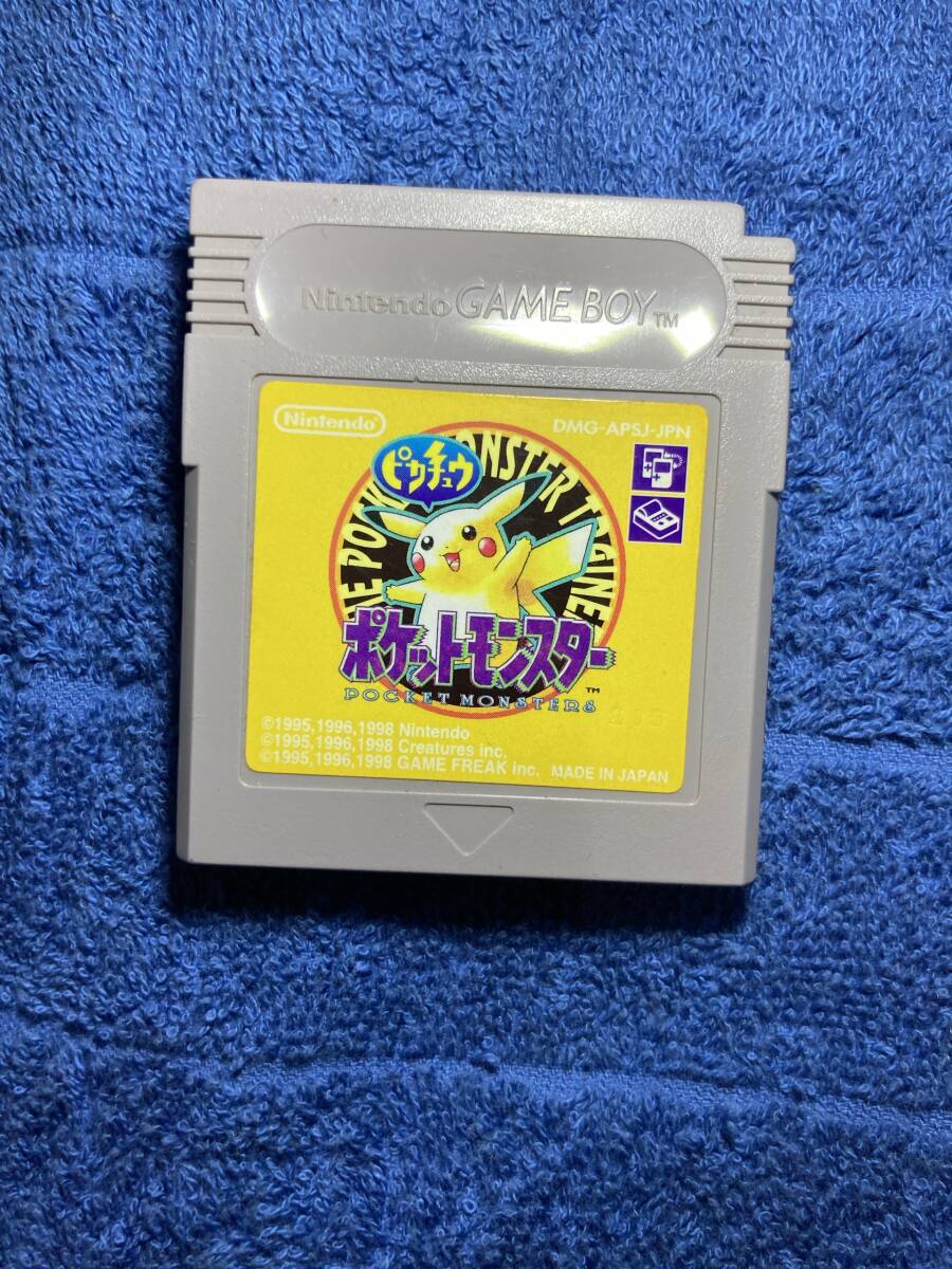 動作未確認(rèn) ジャンク品 ゲームボーイ用ソフト ポケットモンスターピカチュウバージョン 箱、説明書、マップ付き