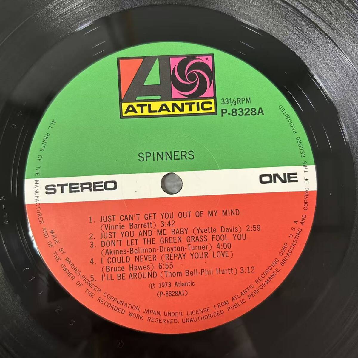 ★・美盤 国内盤 スピナーズ/フィラデルフィアより愛をこめて 登場/ATLANTIC P8328A LP/DNQ091729_画像4