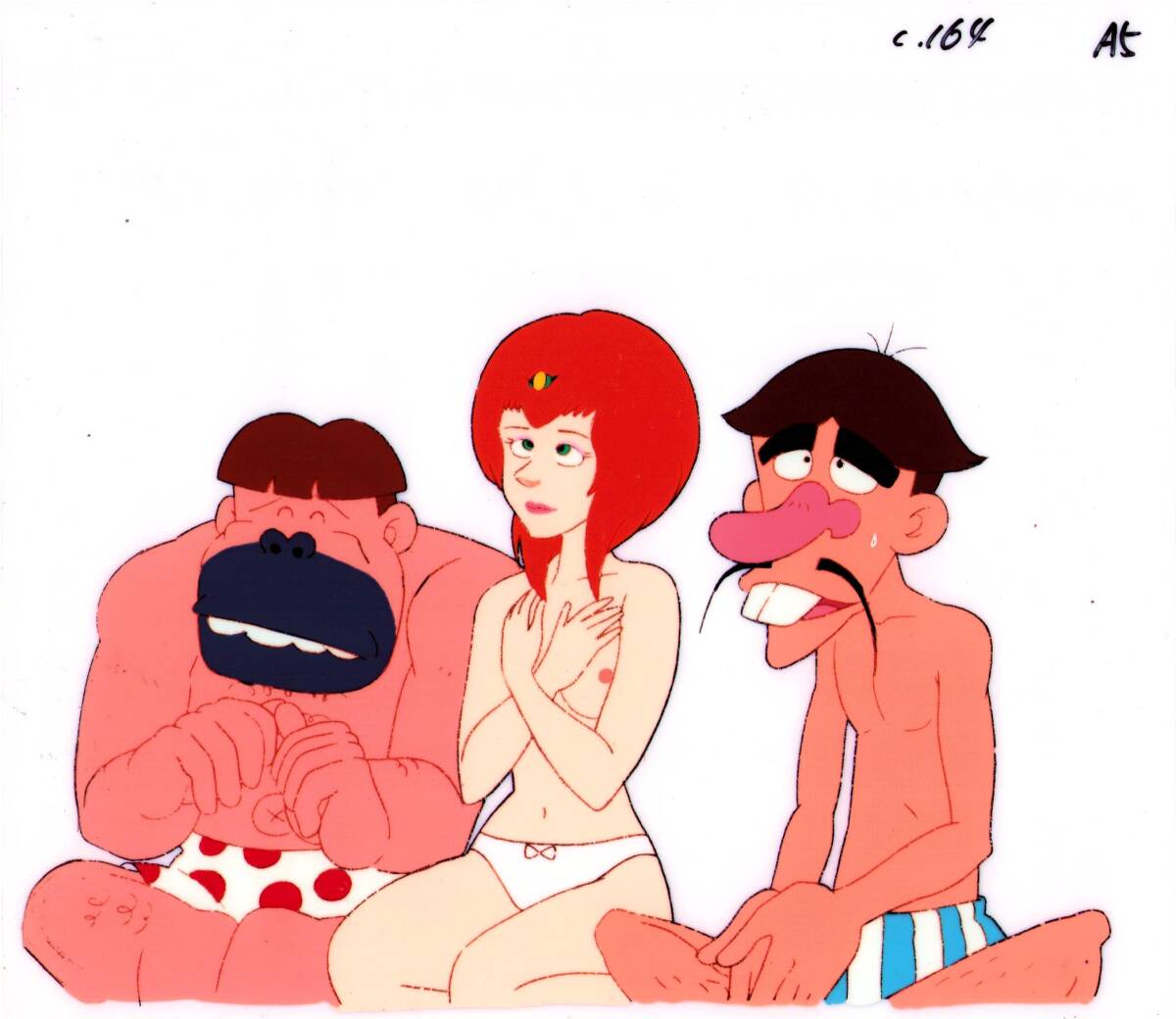 セル畫　　イタダキマン　　　ヤンヤン?ダサイネン?トンメンタンのセル畫です