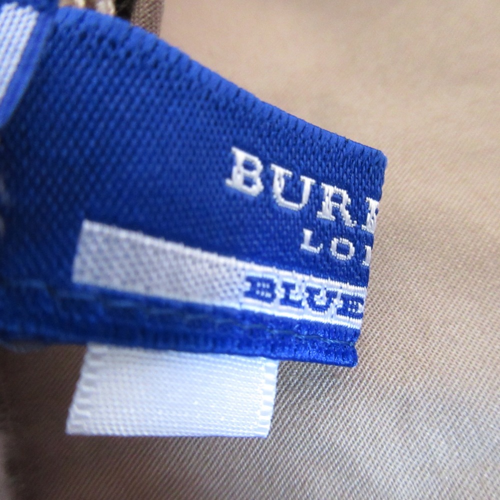 美品 BURBERRY バーバリーブルーレーベル ベルト付スカート 38 ベージュ