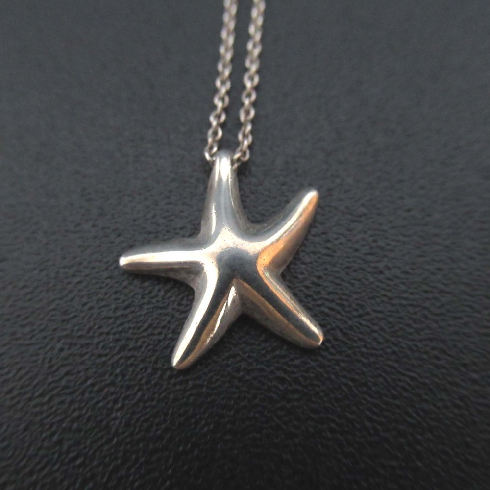 美品 Tiffany&Co ティファニー 925SV エルサペレッティ スターフィッシュ ネックレス シルバー_画像2