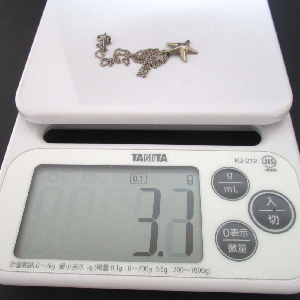 美品 Tiffany&Co ティファニー 925SV エルサペレッティ スターフィッシュ ネックレス シルバー_画像7