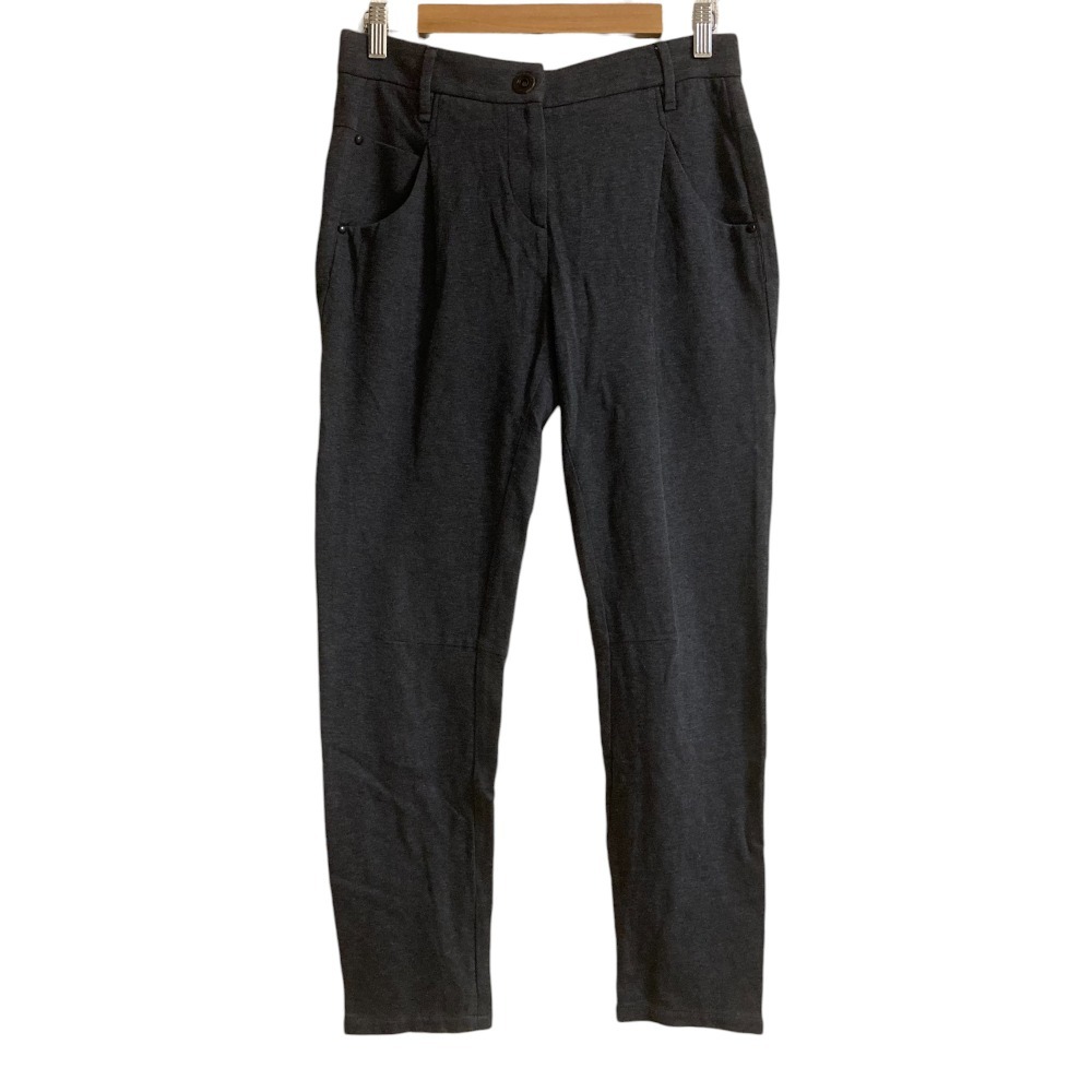 美品 BRUNELLO CUCINELLI ブルネロクチネリ ストレッチ スリム スウェットパンツ サイズ42 グレー_画像1