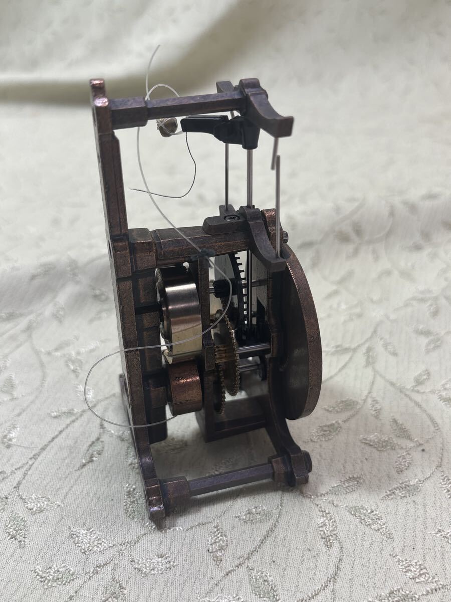 (A-3) TOMY トミー ギルドクロック GUILD CLOCK 置き型 からくり時(shí)計(jì) アンティーク レトロ インテリア　