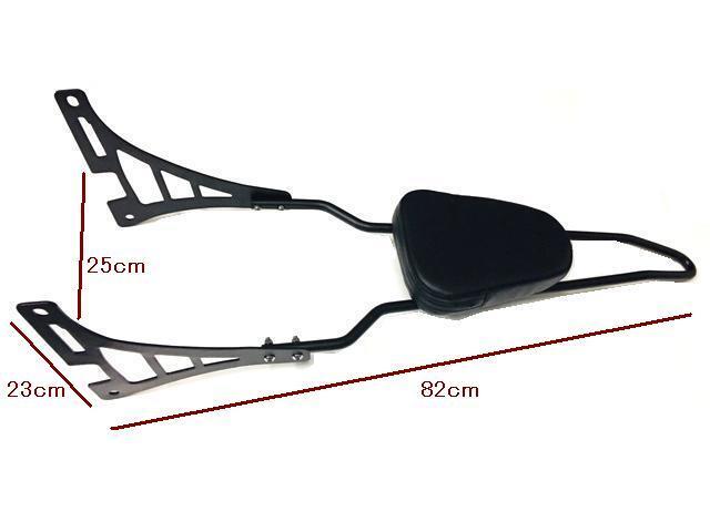 送料無料【ALL-IN-RAIN】ハーレー用 シシーバー クッション付 ブラック 黒 102B　適合）スポーツスター 883 XL1200 2004～13