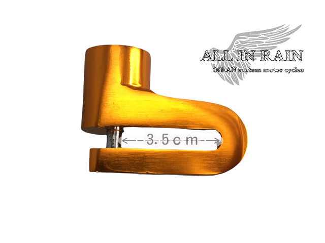 送料無(wú)料）ALL-IN-RAIN バイク用　モーターサイクル セキュリティ ディスクロック　盜難防止 ハーレー カワサキ スズキ ホンダ