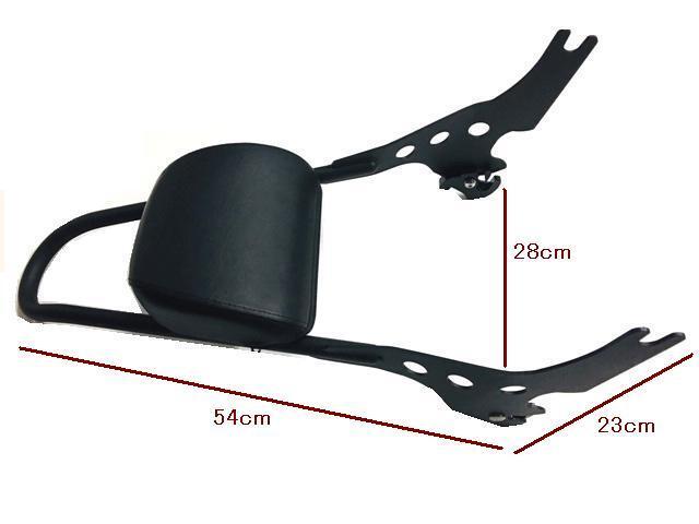 送料無料【ALL-IN-RAIN】ハーレー スポーツスター シシーバークッション付 ブラック sb105 適合： スポーツスター XL883 XL1200