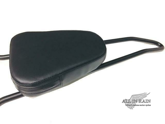 送料無料【ALL-IN-RAIN】ハーレー用 シシーバー クッション付 ブラック 黒 102B　適合）スポーツスター 883 XL1200 2004～13