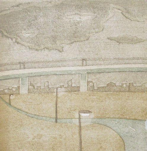 鈴木敦子『煙の行方(詩画集「午後の光」)』木版画 ed.20/23. 鉛筆サイン シートのみ 2005年制作 _画像5