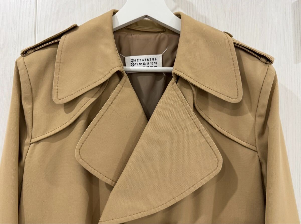 メゾン マルタン マルジェラ 2005s/s 010アーティザナル ショートトレンチコート Maison Martin Margiela アーカイブ レプリカ_画像4