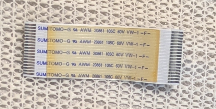 パナソニック　レコーダー　BDドライブ用　フラットケーブル　55mm　純正品　(SXY0024、VXY2208、2213など）　