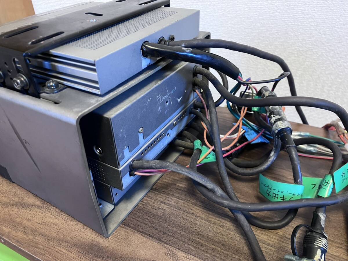 現(xiàn)狀品 希少 PIONEER ロンサムカーボーイ 配線 パネル付きセット カセット テープデッキ イコライザー チューナー アンプ　舊車 當(dāng)時(shí)物