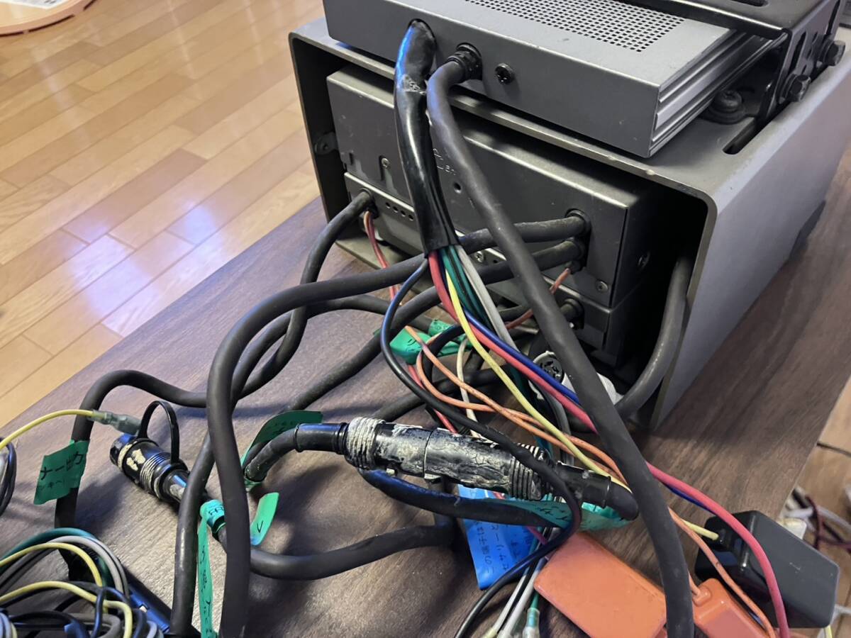 現(xiàn)狀品 希少 PIONEER ロンサムカーボーイ 配線 パネル付きセット カセット テープデッキ イコライザー チューナー アンプ　舊車 當(dāng)時(shí)物