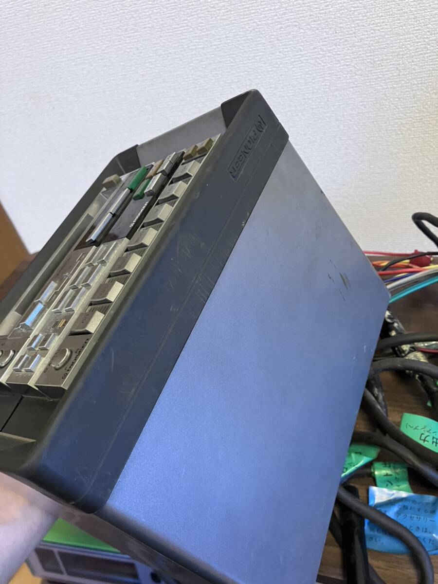 現(xiàn)狀品 希少 PIONEER ロンサムカーボーイ 配線 パネル付きセット カセット テープデッキ イコライザー チューナー アンプ　舊車 當(dāng)時(shí)物