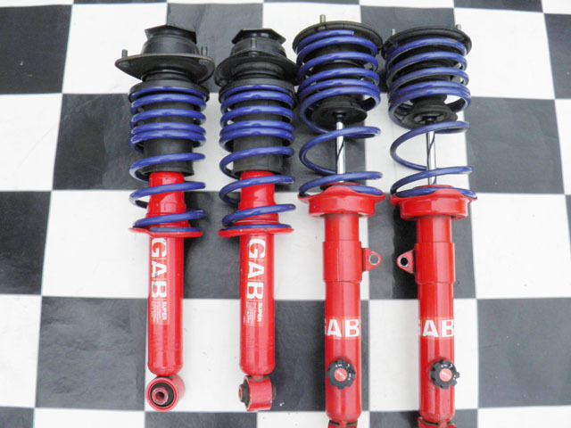 即決/カプチーノ/GAB/サスペンションセット/ダウンサス/減衰調整/アブソーバー/SUZUKI/Cappuccino/EA11R/EA21R_画像1