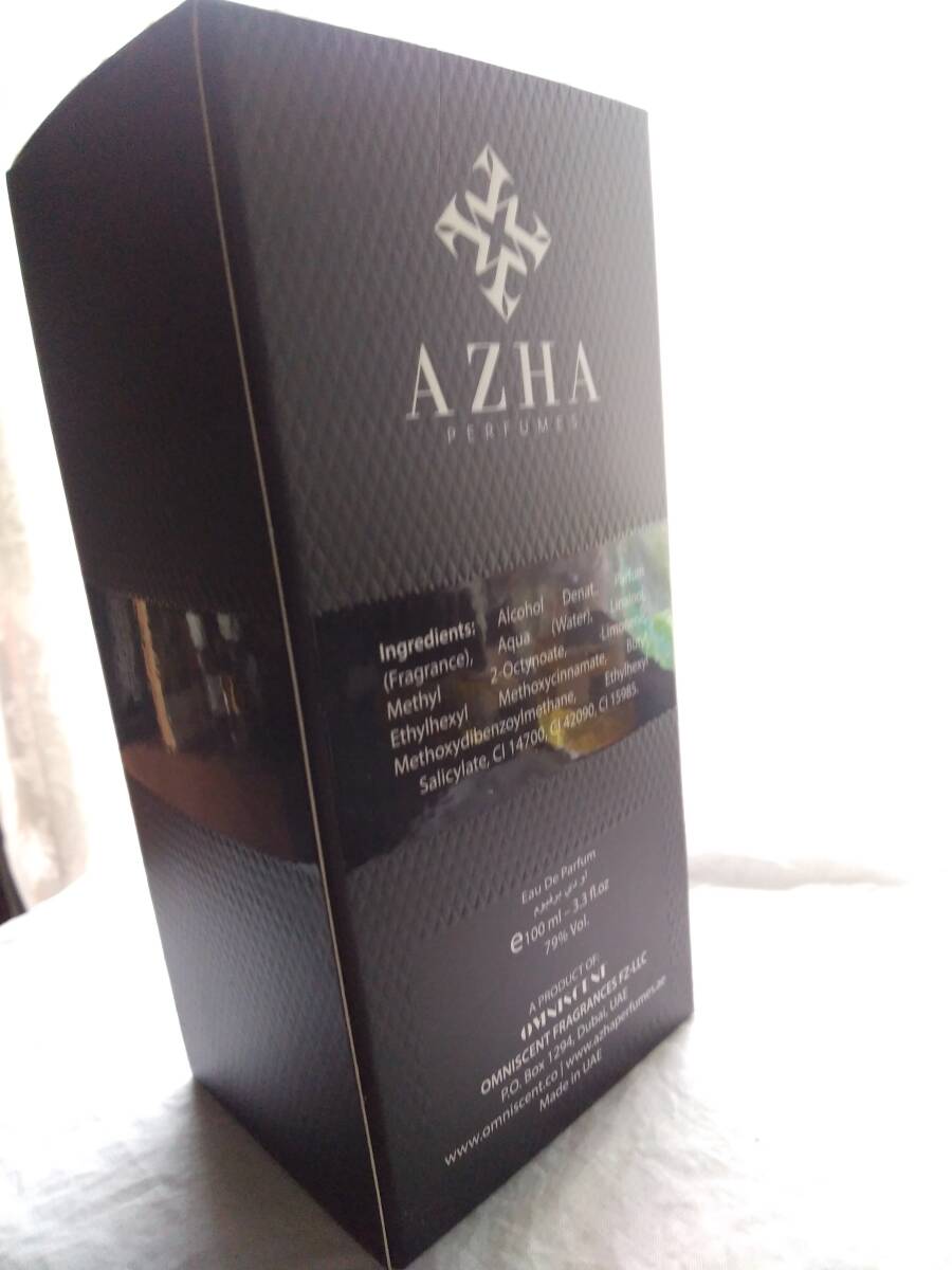 AZHA PERFUME:CHEVALIER NOIR 100mlEDP 満タンボトルです。送料は佐川780円にてお届けします。_画像3