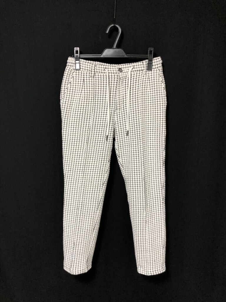 ◆1PIU1UGUALE3 ウノピゥウノウグァーレトレ ビッグワッフルスラックスパンツ M_画像2