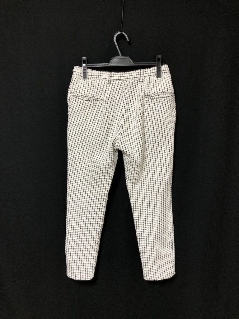 ◆1PIU1UGUALE3 ウノピゥウノウグァーレトレ ビッグワッフルスラックスパンツ M_画像3